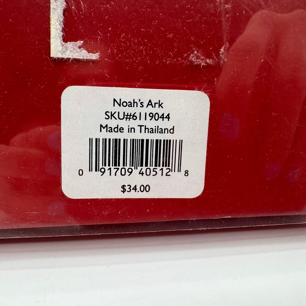 Lenox Noah's Ark Ornament Unisex OS Ivory Rainbow 2pc China 6119044 - Picture 4 of 5